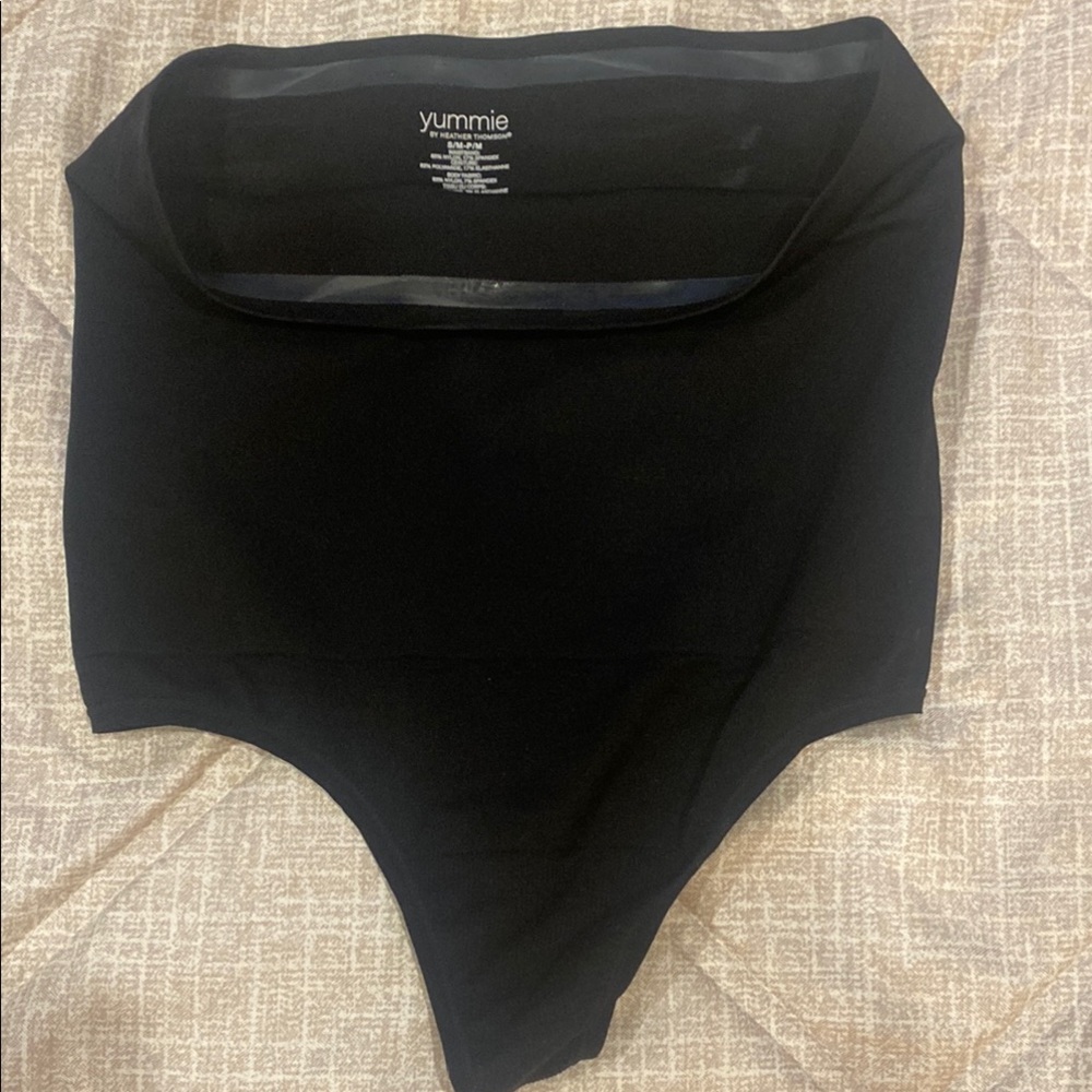 Yummie Black High-Waist Panties